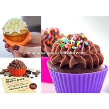 Soft DIY Fun Reusable Baking Tools Silicone Bakery Cupcake Mold